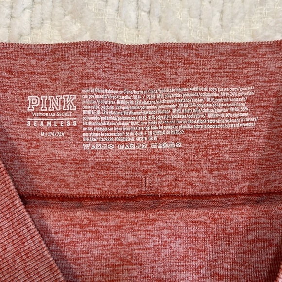 PINK VICTORIA’S SECRET Best Butt seamless tight high waist leggings size medium. - Picture 2 of 7